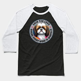 Shih Tzu Love Baseball T-Shirt